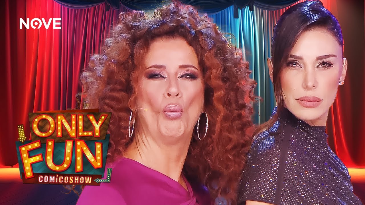 Un confronto tet a tet tra Valentina Persia e Belen Rodriguez | Only Fun Comico Show