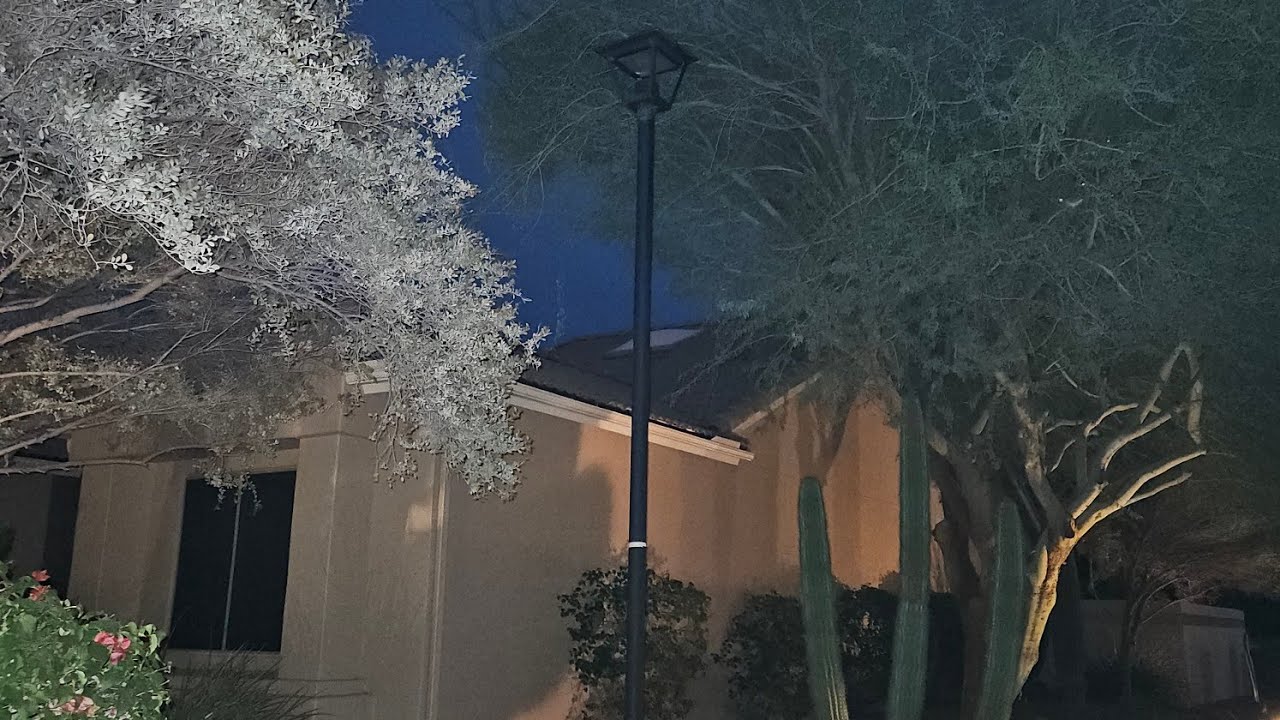 The Street lights issue.