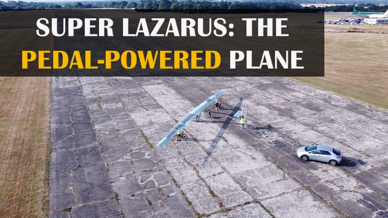 SUHPA Super Lazarus: The Pedal-Powered Aircraft | Human Powered Aircraft (HPA) | Henry Kremer Prize