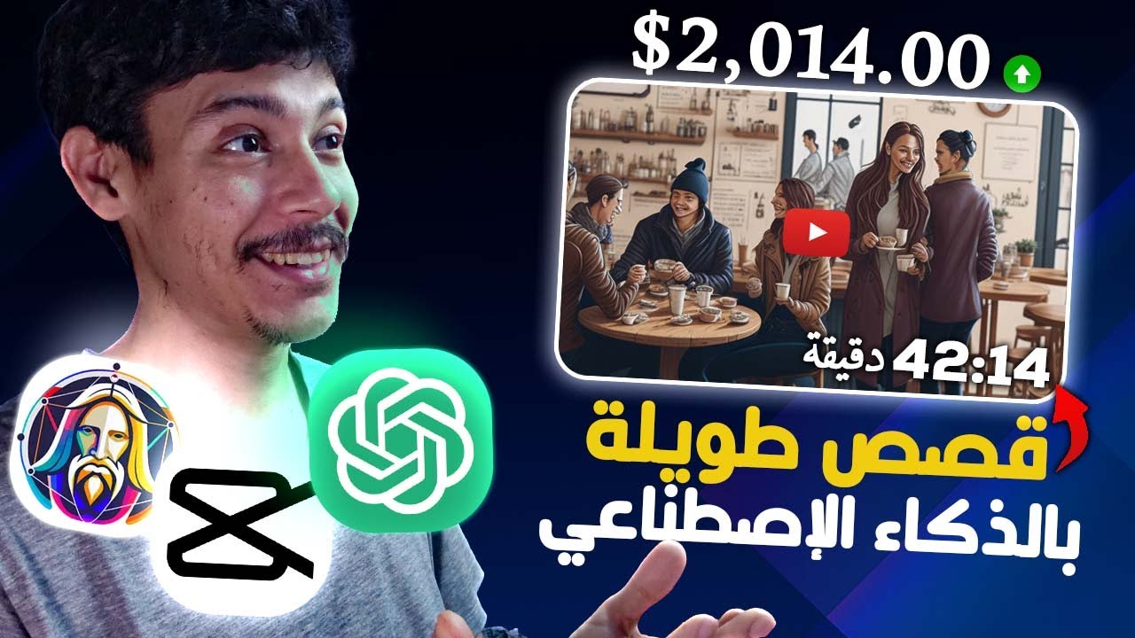 كيف أنشأت قناة قصص طويلة بدون ظهور🔥فقط بالذكاء الاصطناعي