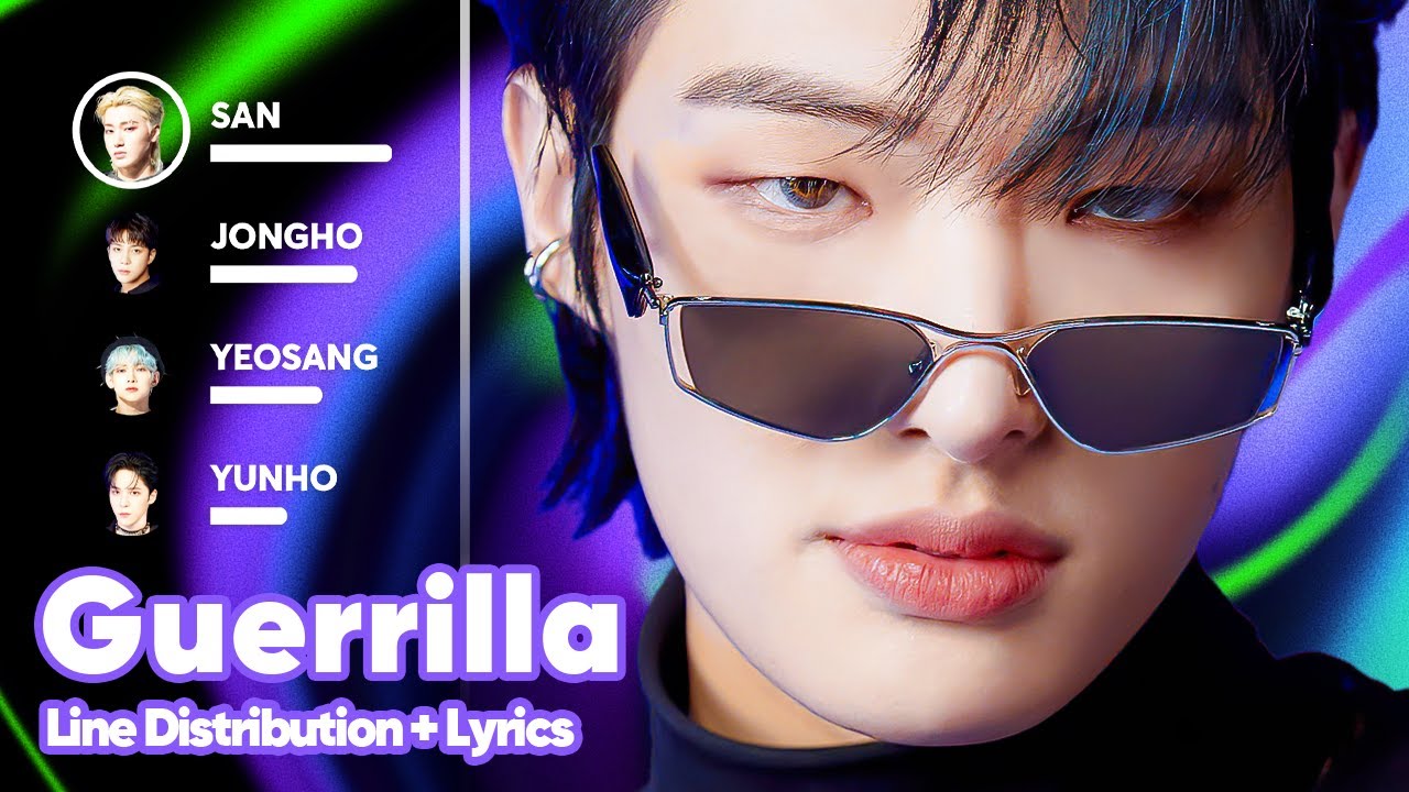 ATEEZ - Guerrilla (Line Distribution + Lyrics Karaoke) PATREON REQUESTED