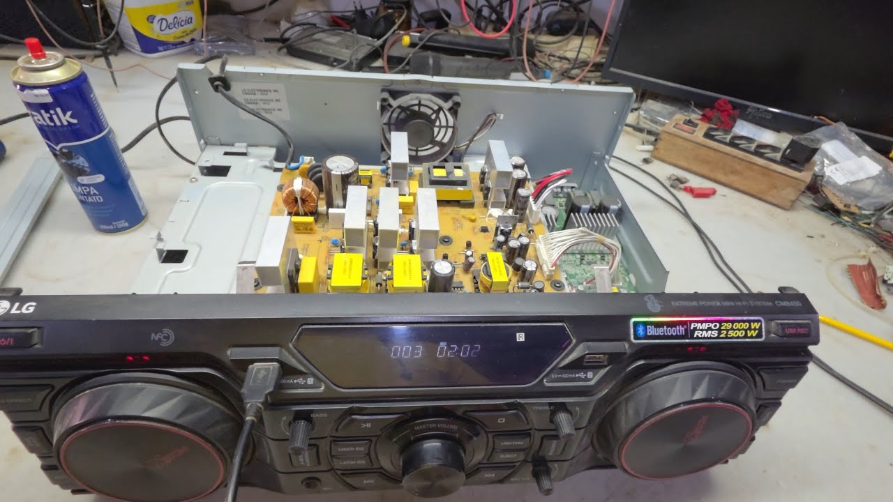 Oxidação em som LG cm8450