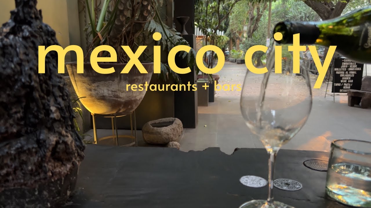 MEXICO CITY food tour | everything I ate in 2 weeks | CDMX vlog | best restaurants + bars