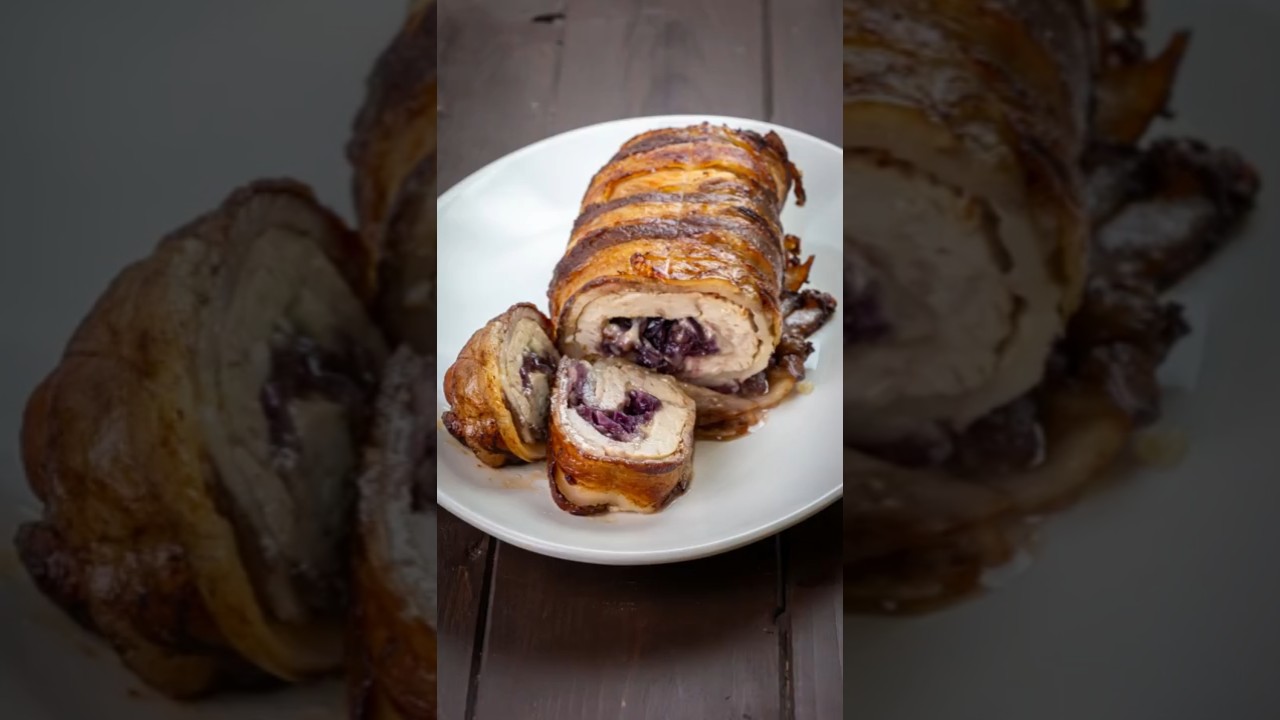 ROTOLO DI TACCHINO E CIPOLLE CARAMELLATE