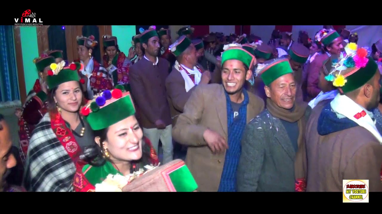 Shyamu Negi Live II New Kinnauri Wedding Dance II Ajay weds Shardha 01
