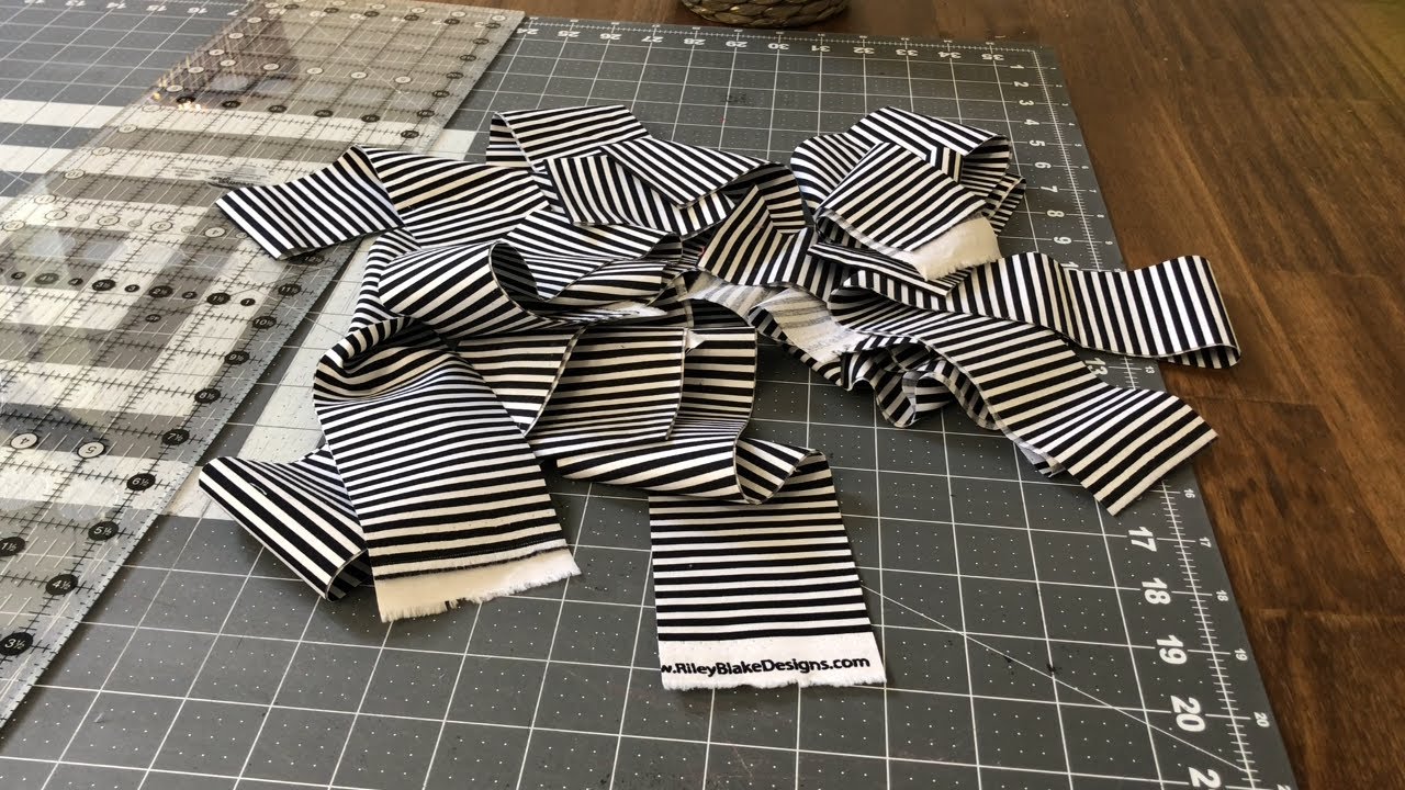 How to Make Binding with Stripes