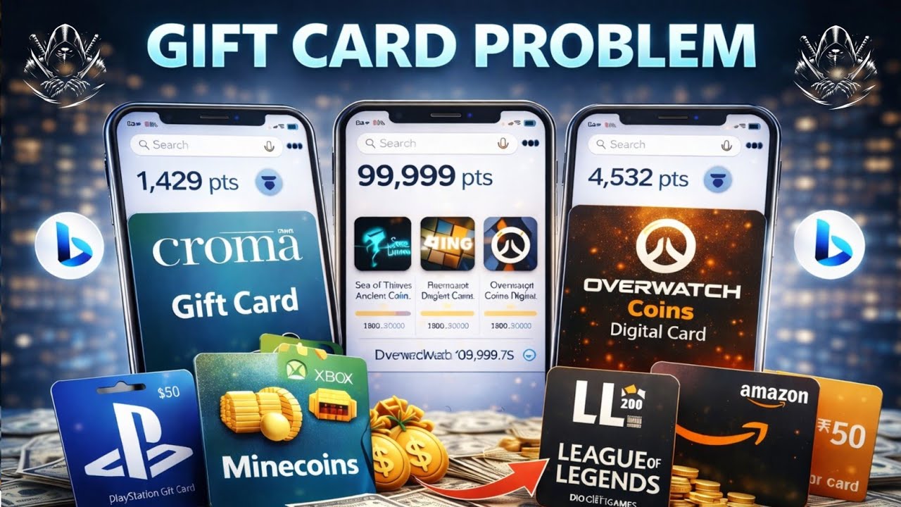 Microsoft Rewards Out Of Stock | Gift Card Not Showing 😢 !