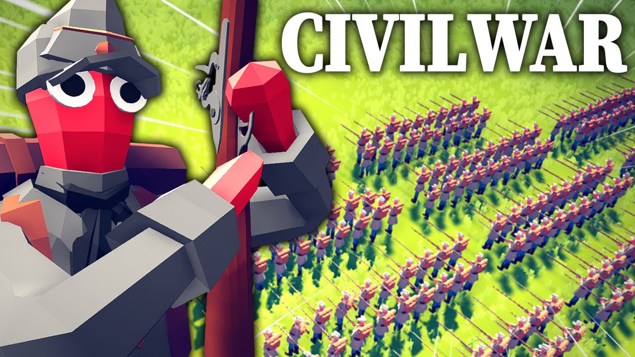 Brutal CIVIL WAR Campaign!? TABS American Civil War Battles! Totally Accurate Battle Simulator