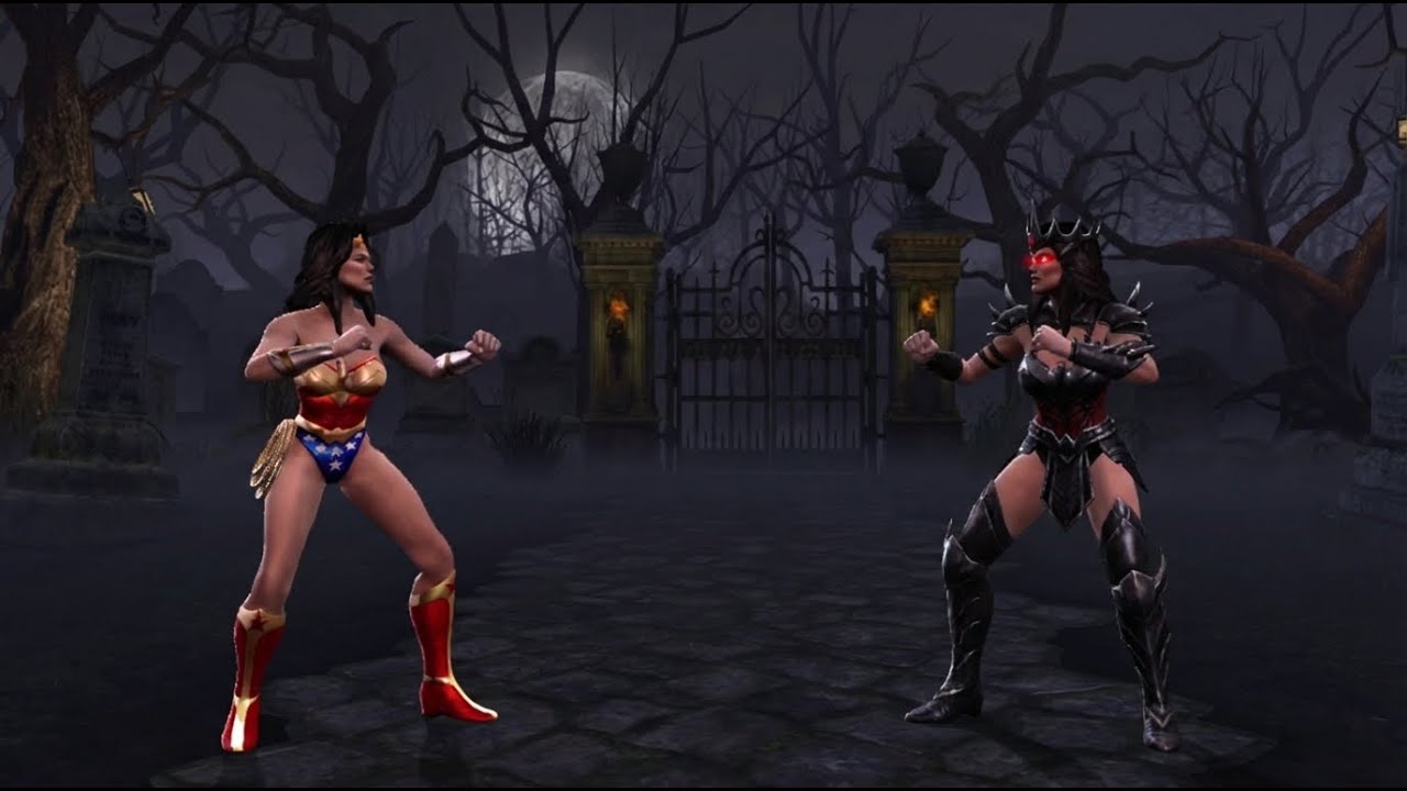 Wonder Woman Mirror MK vs DC