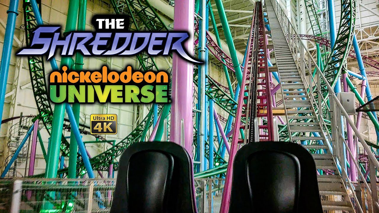 2023 The Shredder Spinning Roller Coaster On Ride 4K POV Nickelodeon Universe American Dream
