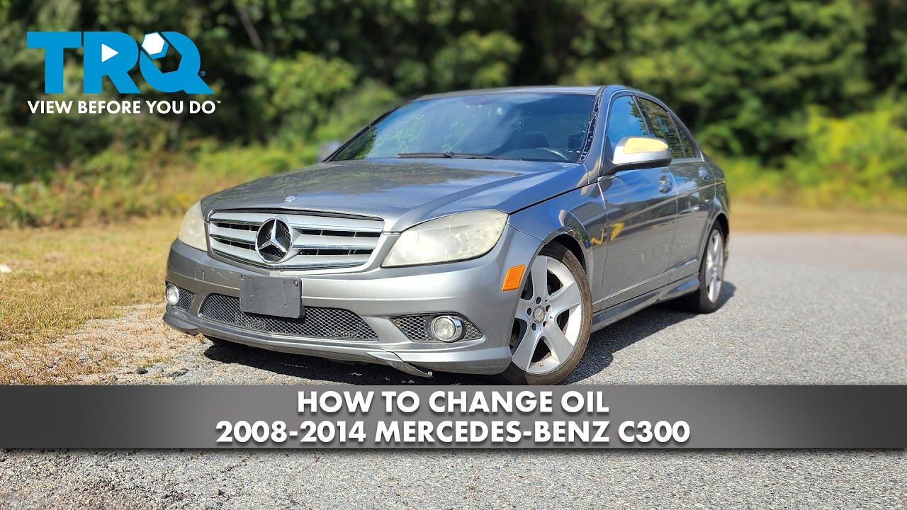 Как заменить масло в Mercedes-Benz C300 2008-2014 годов выпуска
