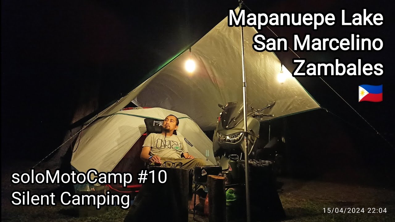 soloMotoCamp 10 Mapanuepe Lake San Marcelino Zambales / Spaghetti Silent Camping