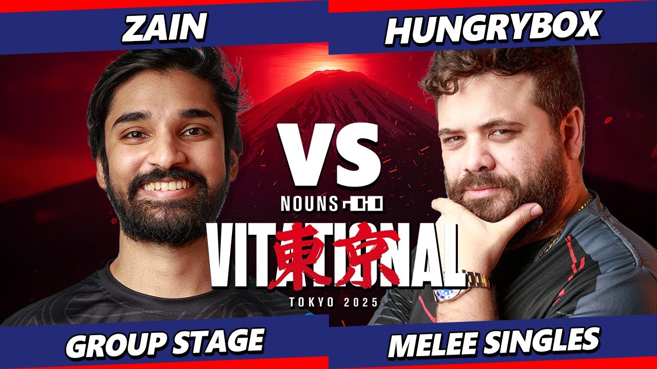 Nounsvitational 2025 - Zain (Marth) Vs. Hungrybox (Jigglypuff) Smash Melee - SSBM