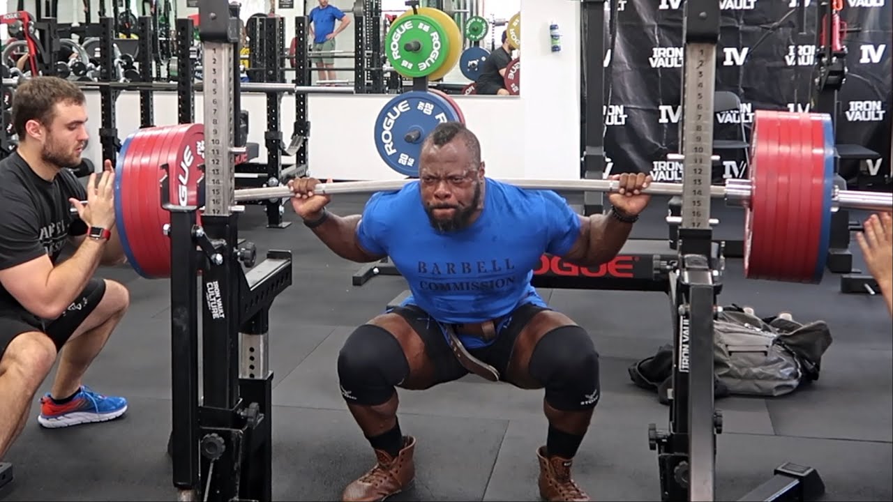 800lbs Bloody Squat Set!
