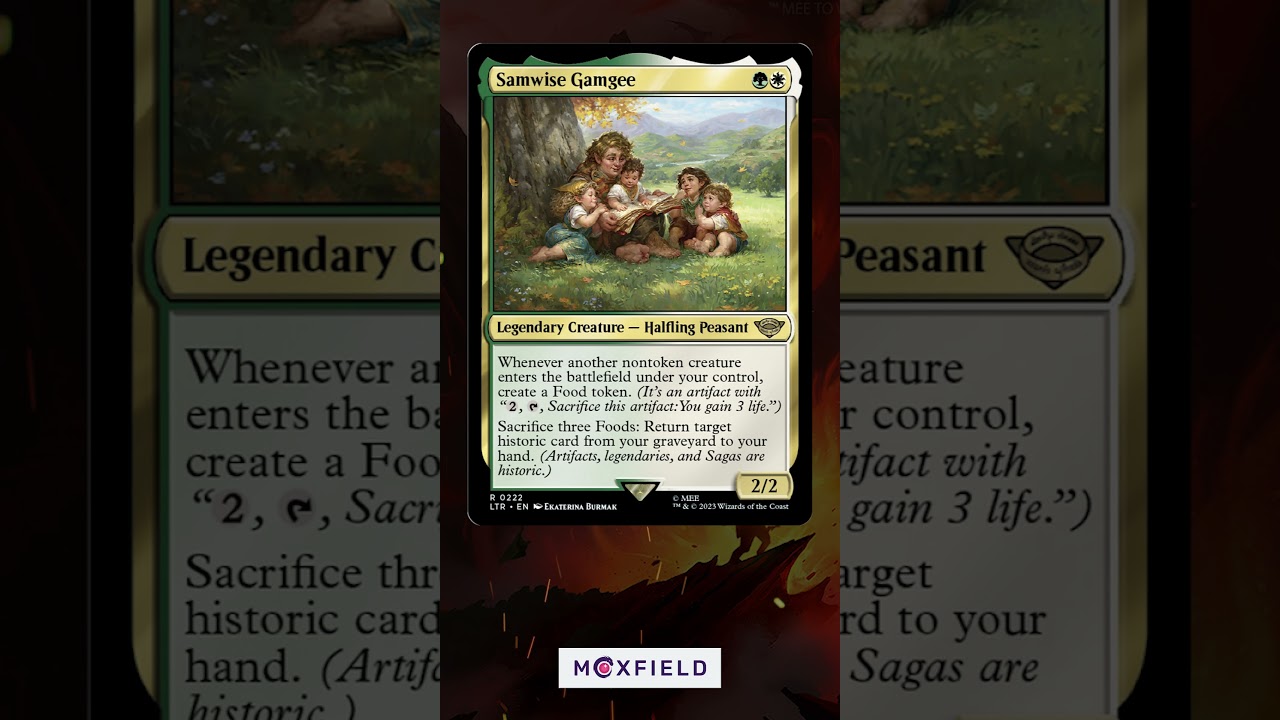 INFINITE COMBO with Samwise Gamgee and... his cat??  🙀 #magicthegathering #mtg  #edh