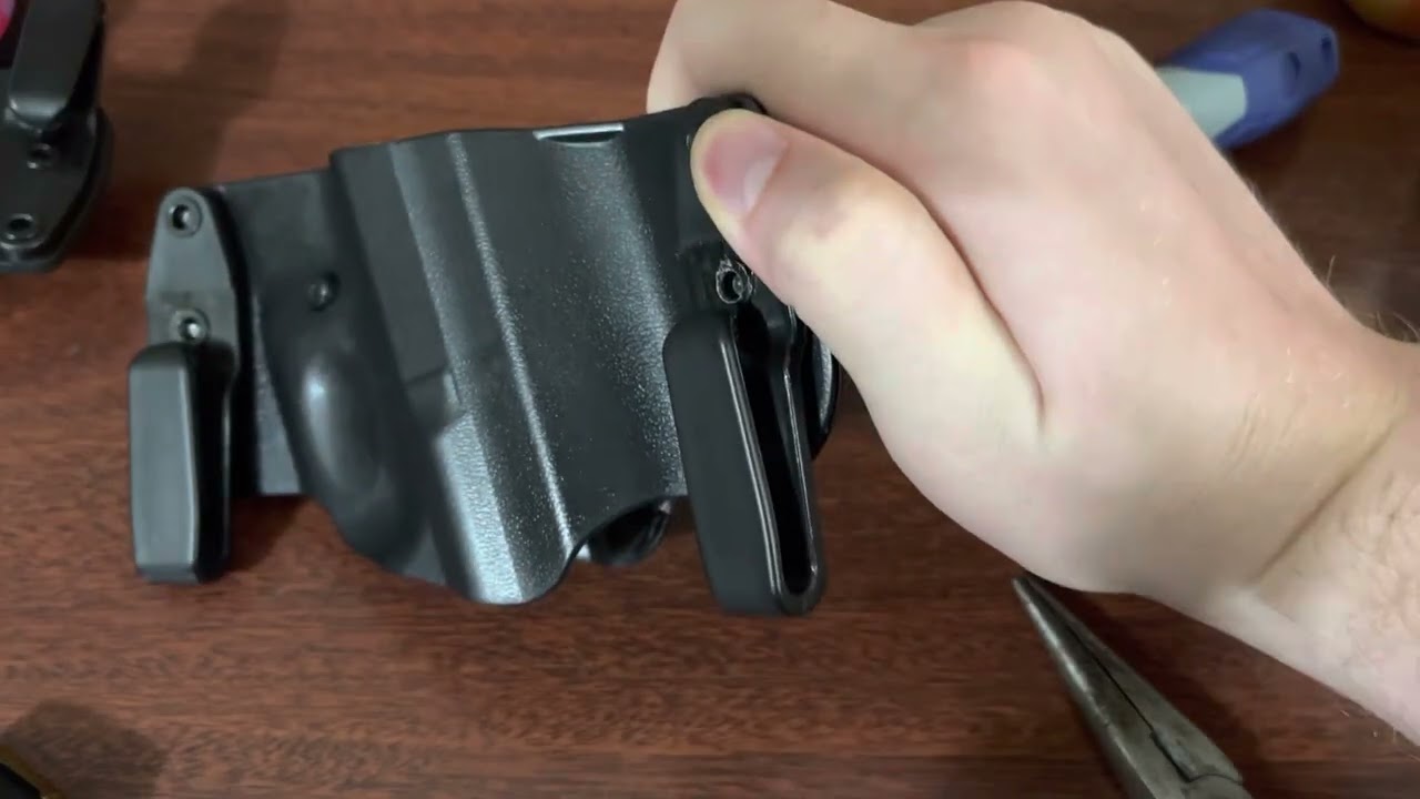 How to swap Canik TP9 sc elite holster from OWB to IWB