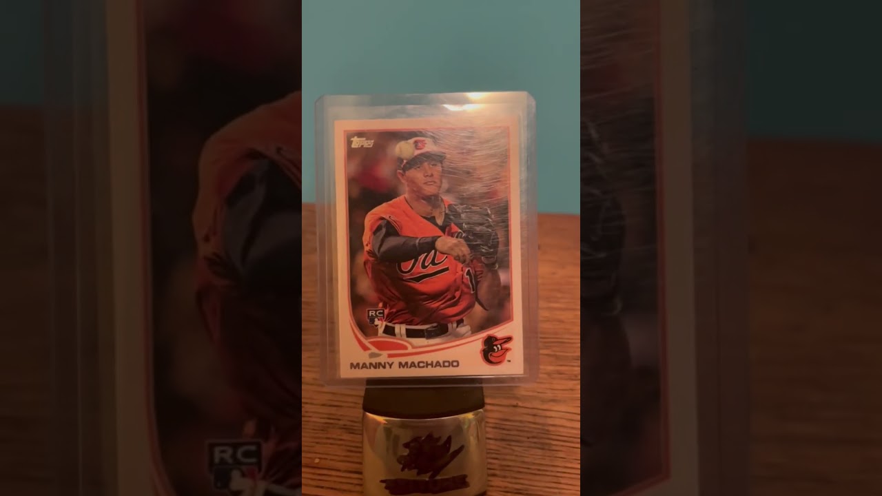 2013 Topps *270 Manny Machado Rookie Card! #shorts #baseballcards #mlb