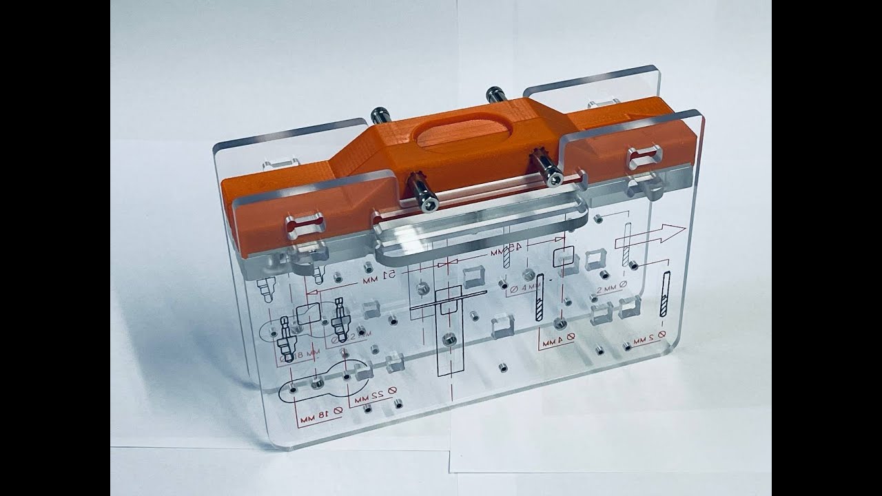 Шаблон для розмітки та встановлення дверних ручок &ldquo;MasterFOX&rdquo;