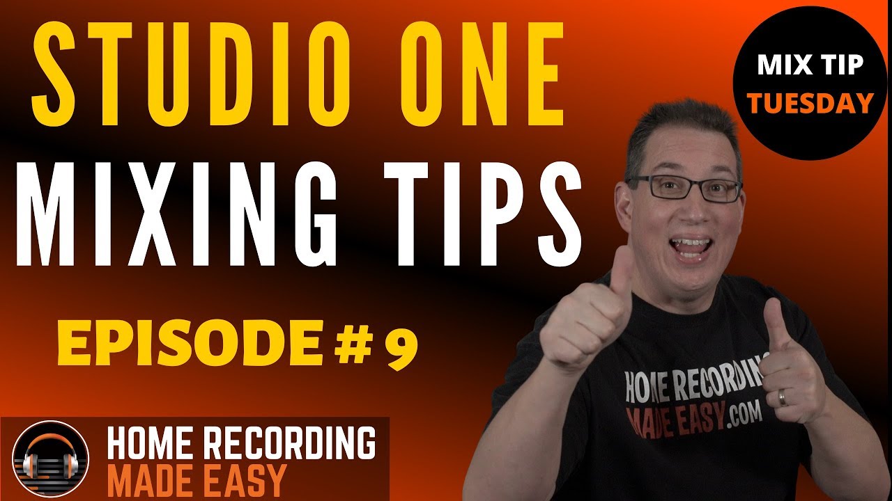 HOW TO USE PARALLEL COMPRESSION ON DRUMS : Studio One Mixing Tips : Mix Tip Tuesday : Episode #9