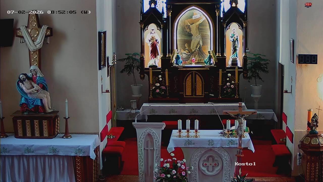 Svätá omša Farský úrad Svinná