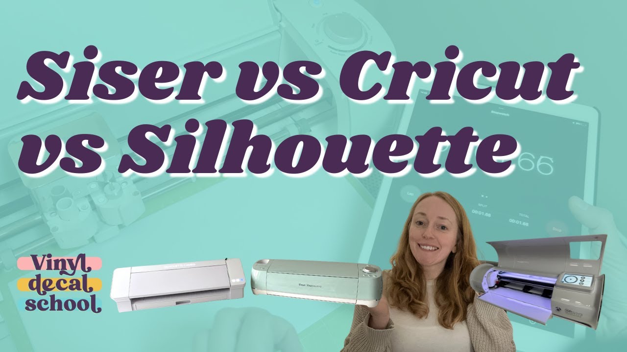 Сравнение машин Siser, Cricut и Silhouette // Лучшие бренды режущих машин