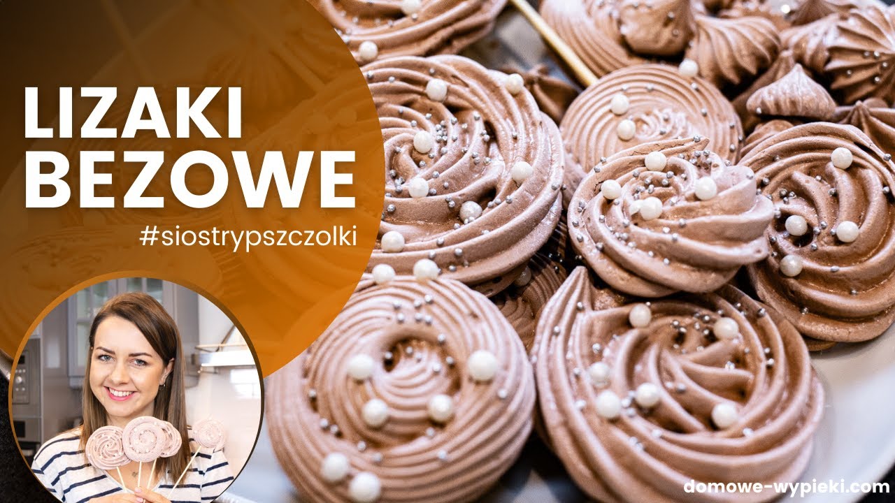 Lizaki Bezowe na bezie francuskiej - idealna dekoracja do tortu! ❤️🤩