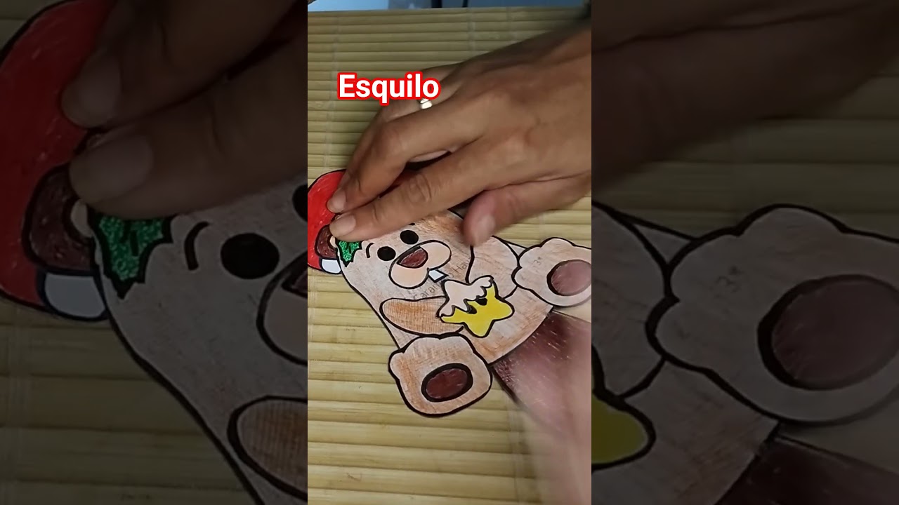 COMO FAZER UM ESQUILO DE NATAL #diy #decoracaodefestainfantil #natal #festainfantiloficial