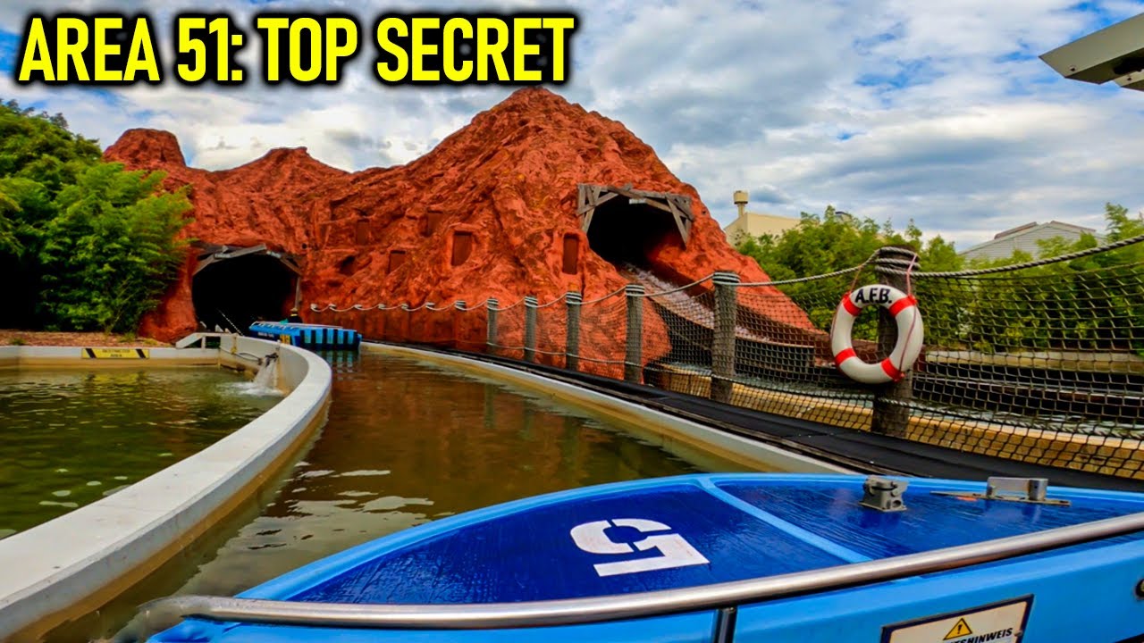 AREA 51: Top Secret - Movie Park Germany Boat Ride