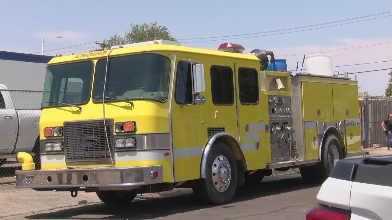 Albuquerque group uses old fire truck to give showers to homeless community