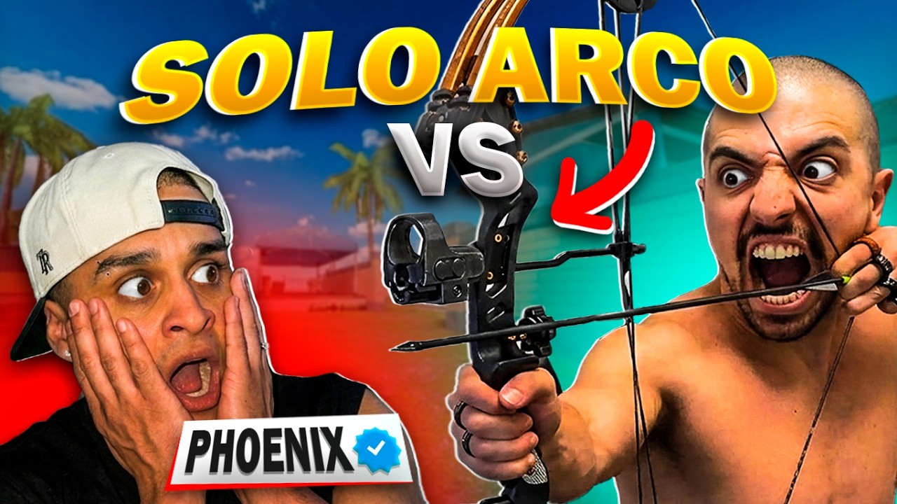 Me enfrenté a uno de los MEJORES SNIPERS pero... solo con ARCO 😱