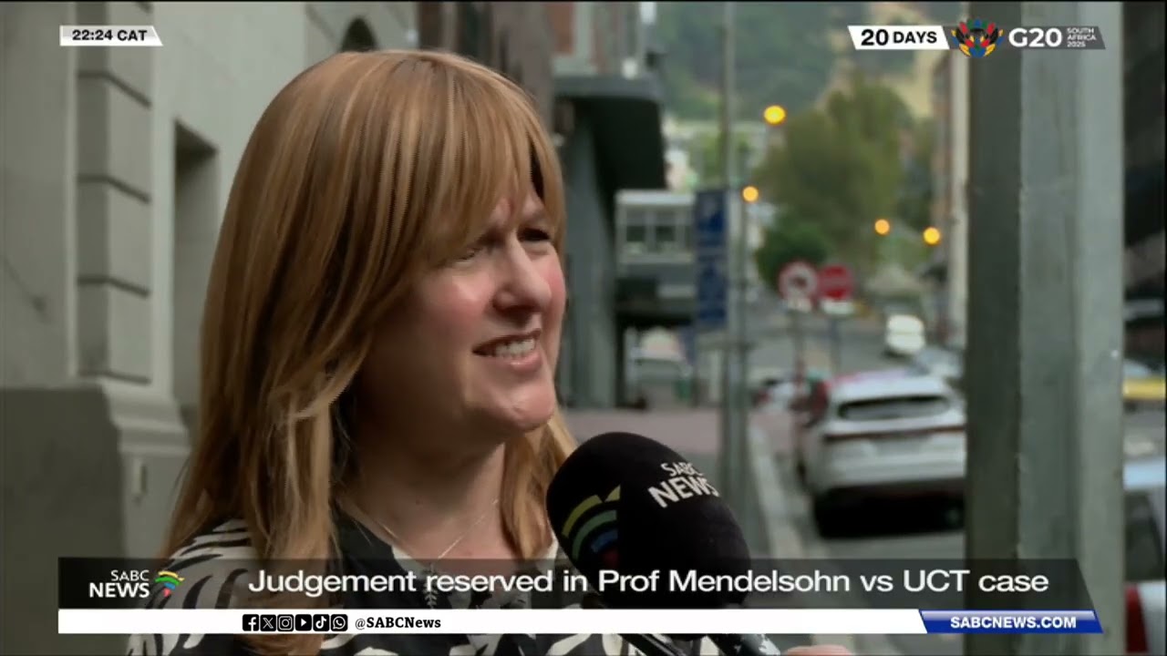 Judgement reserved in Prof Mendelsohn vs UCT case