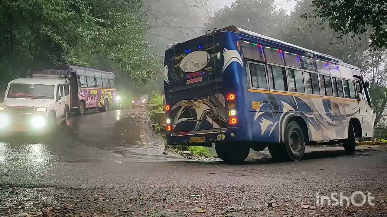 Dangerous Hairpin Bend Road || Agumbe Ghat. Scary Agumbe in Mansoon 😱 ಆಗುಂಬೆ.