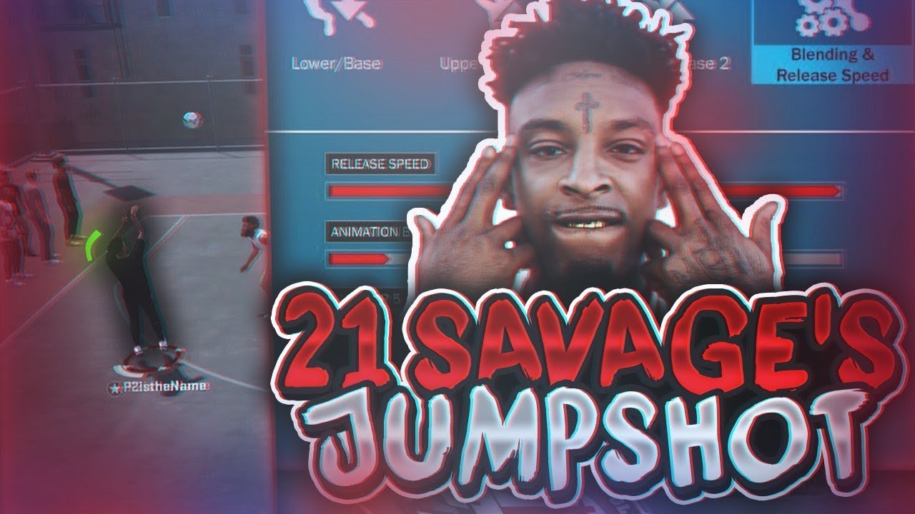 SHOOTING WITH 21 SAVAGE'S IRL JUMPSHOT ON NBA 2K18! THE NEW LEGENDARY CUSTOM JUMPSHOT
