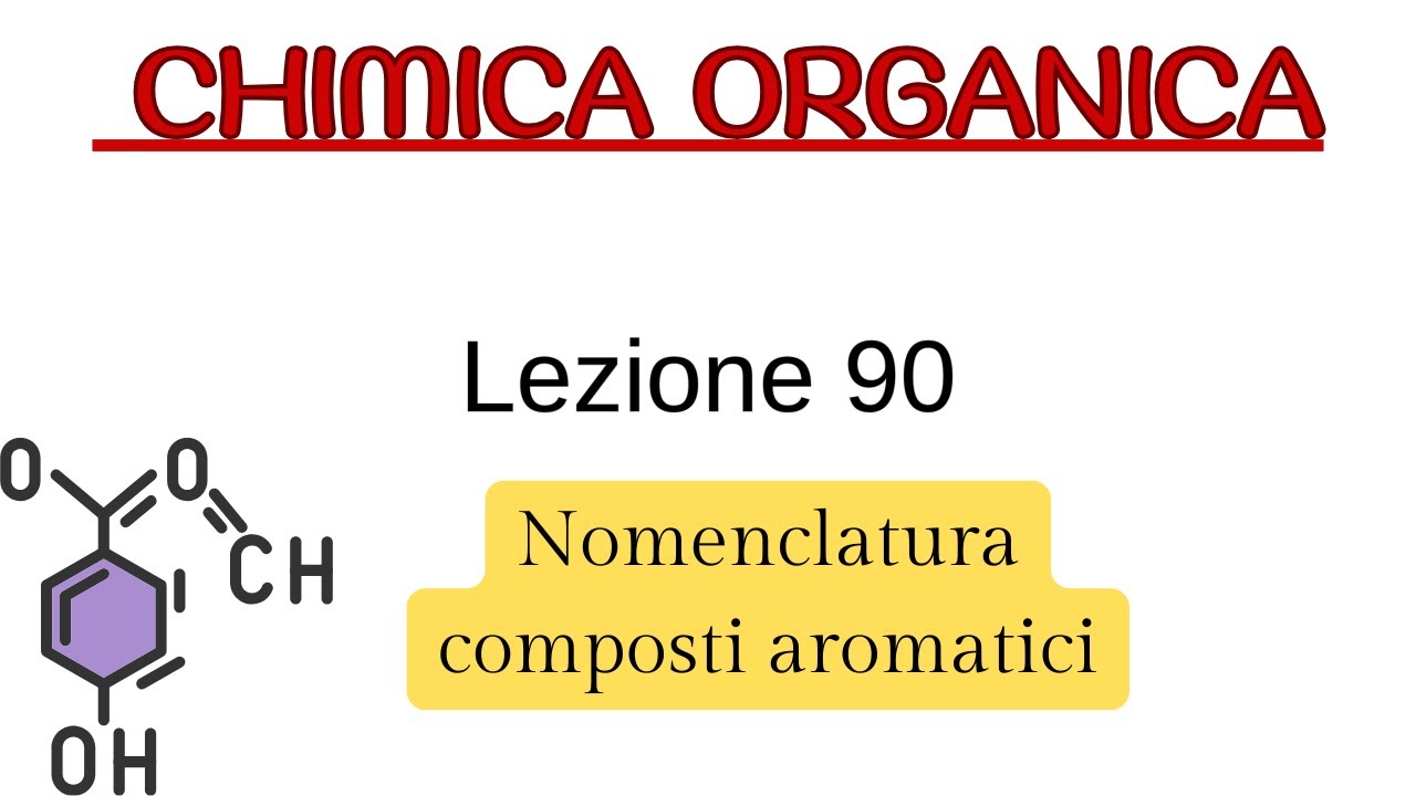 Nomenclatura composti aromatici -L90- CHIMICA ORGANICA