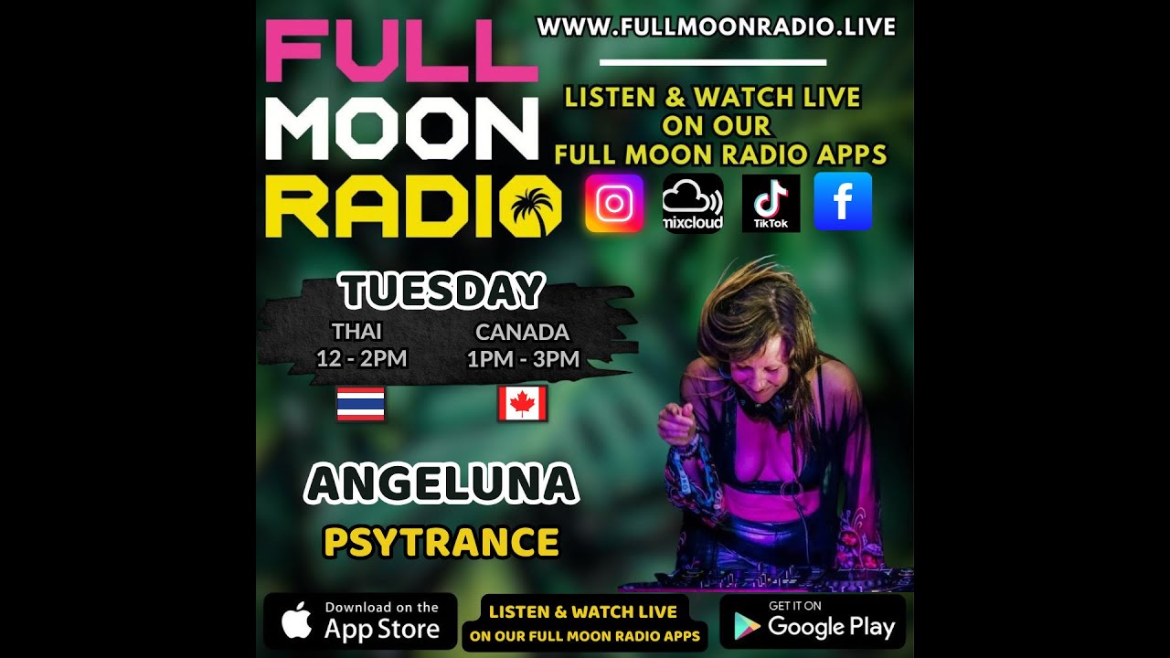 FULLMOON RADIO SHOW/ANGELUNA LIVE SET SEPT 2025/ PSYTRANCE MIX/PROGRESSIVE JOURNEY 