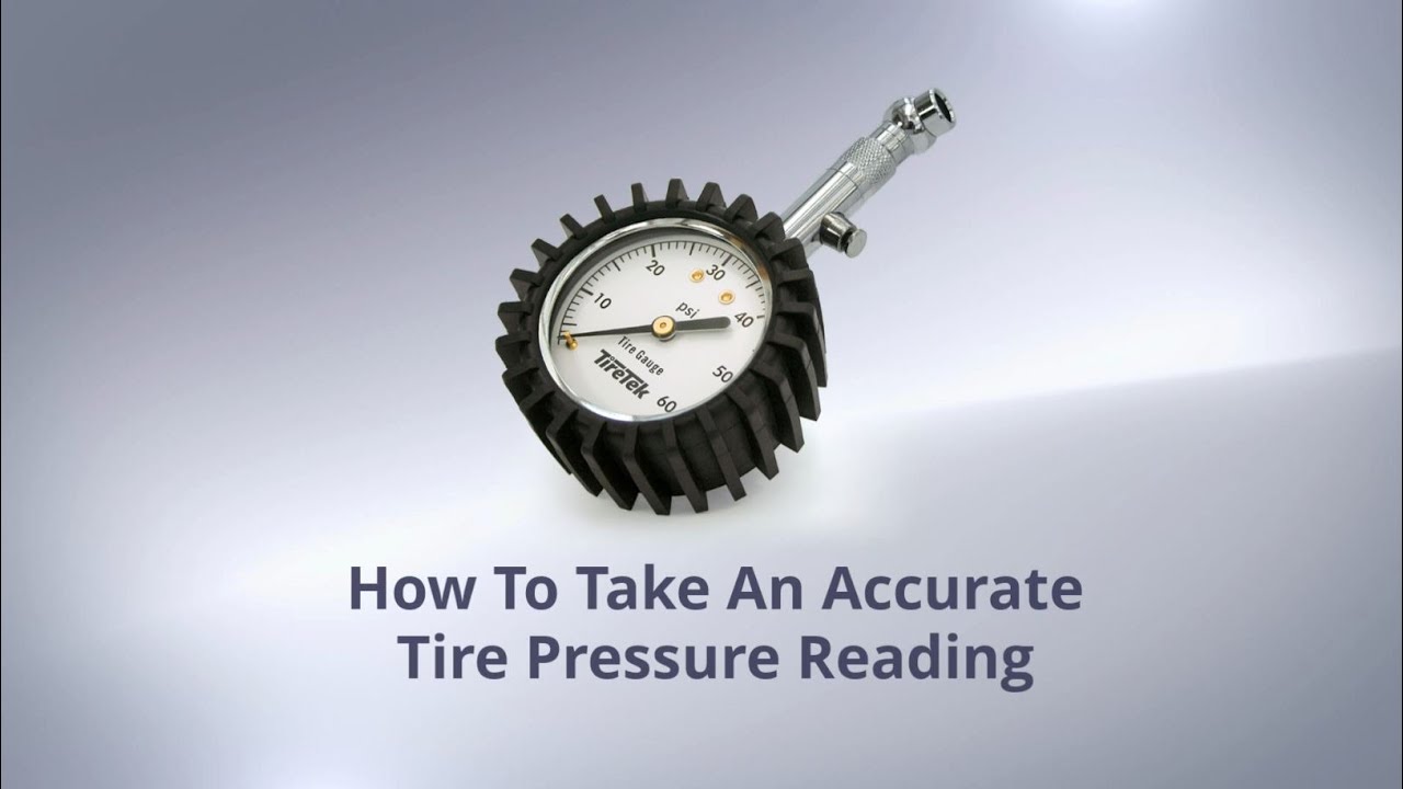 How To Take An Accurate Tire Pressure Reading Using The TireTek Premium Tire Gauge
