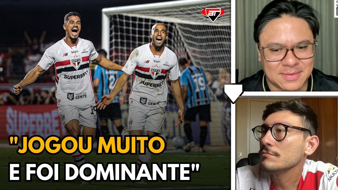 “COMANDOU O JOGO”: Renan e Chacon FESTEJAM EXIBIÇÃO do São Paulo