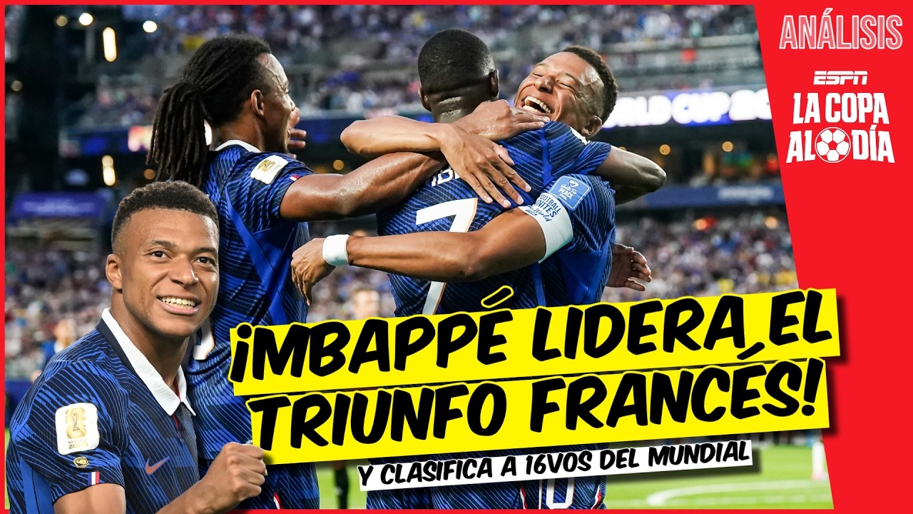 DOBLETE de MBAPP&Eacute; lidera la goleada de Francia a Iraq y CLASIFICA a 16vos | La Copa al D&iacute;a