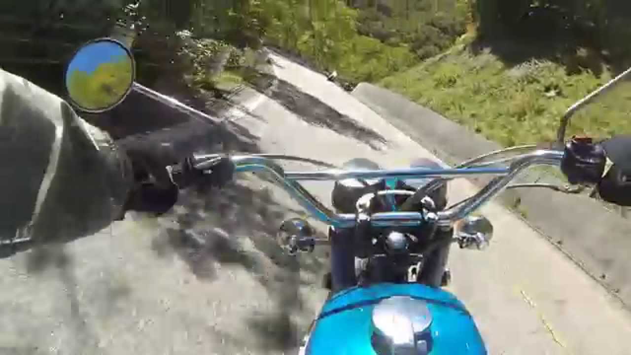 HONDA CL450 Scrambler  1971  ride at Venus line