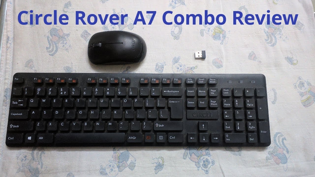 Circle Rover A7 Keyboard Mouse Wireless Mouse Combo | Review and Test