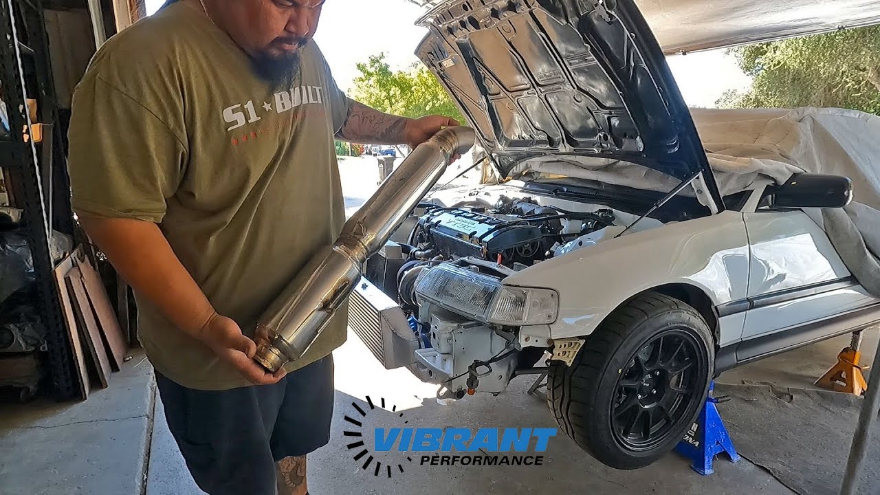 H2B AWD TURBO CRX MID EXHAUST | Does It Sound Good?