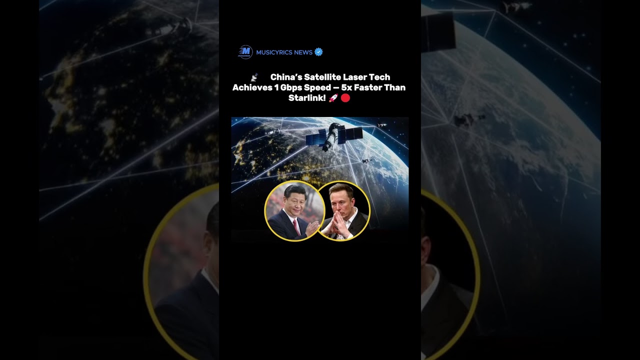 📡🇨🇳 China&rsquo;s Satellite Laser Tech Achieves 1 Gbps Speed &mdash; 5x Faster Than Starlink! 🚀🔴 #success