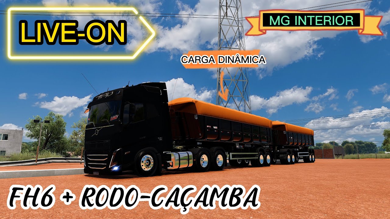 LIVE - COMBOIO PRIVADO | MG INTERIOR | Puxe do Grão | Euro truck Simulator 2   #ETS2 #EUROTRUCK2