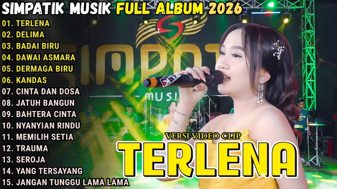SIMPATIK MUSIK FULL ALBUM TERBARU 2026 || TERLENA - DELIMA - BADAI BIRU - DAWAI ASMARA