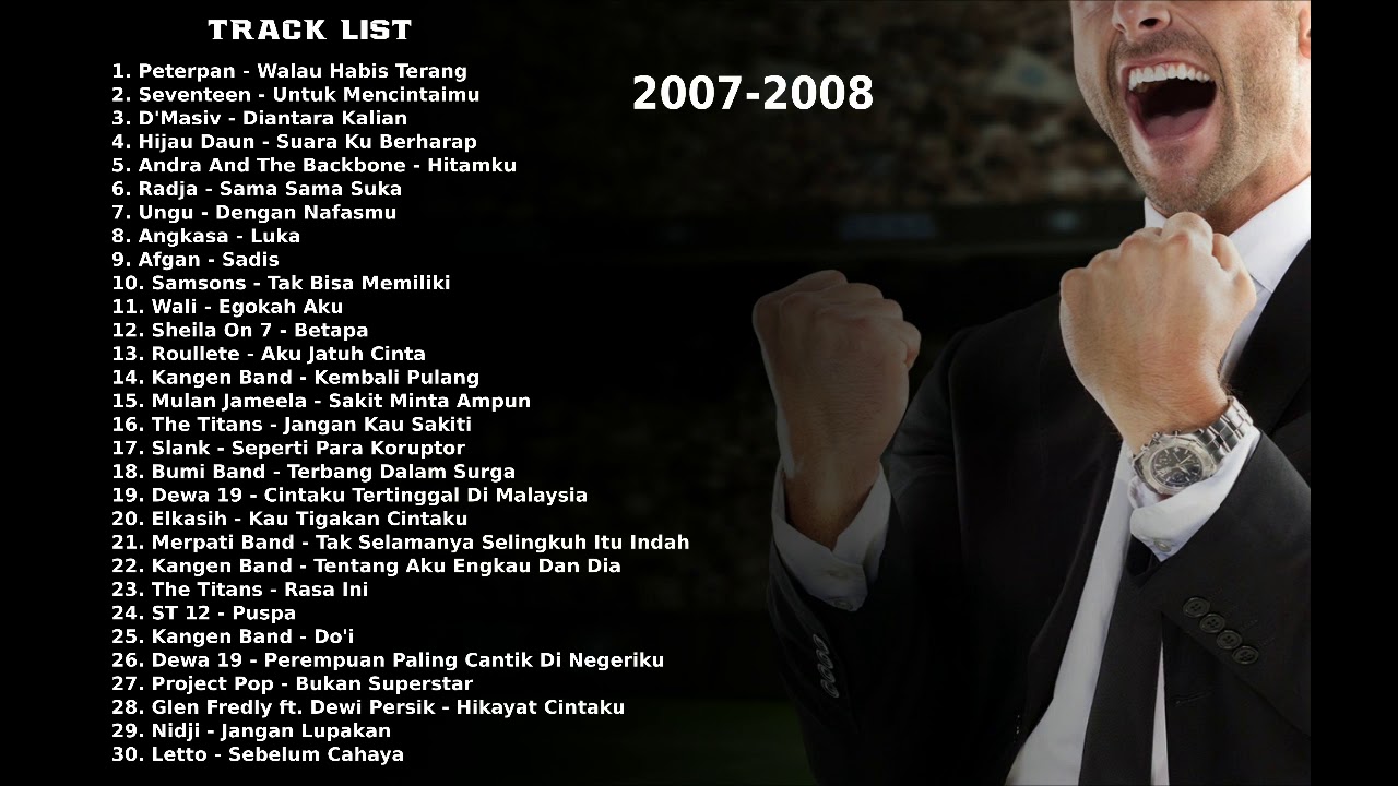 Kumpulan Lagu Pop Tahun 2007-2008 Untuk Nostalgia