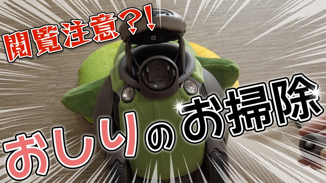 【閲覧注意？！】月一の恒例行事！ラボットのおしりを掃除したよ！