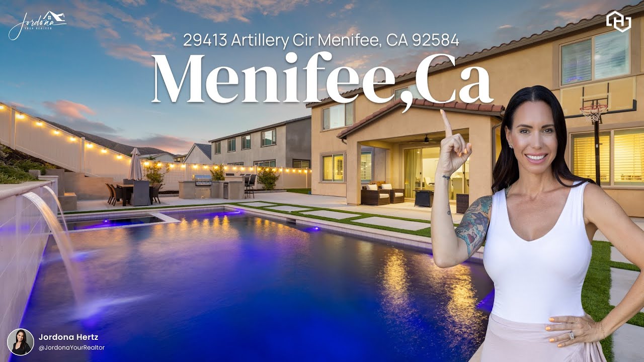 Menifee pool home for sale, 