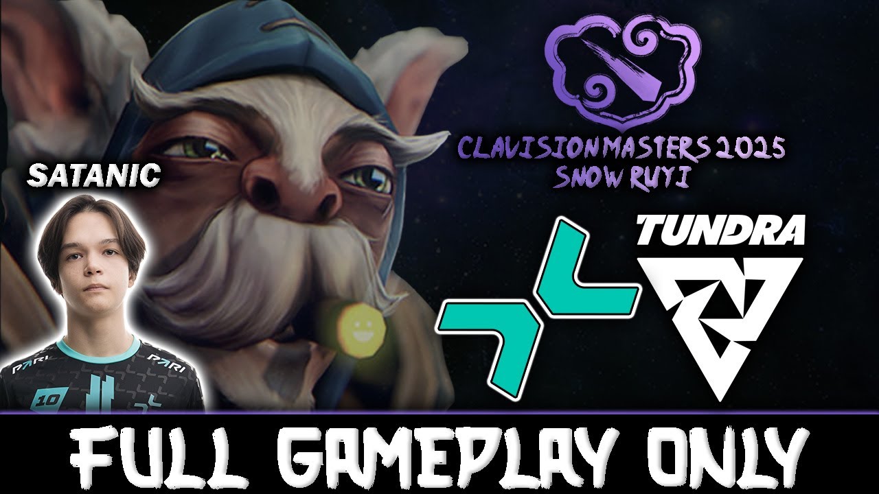 Satanic Meepo - PVISION vs Tundra Esports - Clavision DOTA2 Masters 2025 - Meepo Gameplay#983