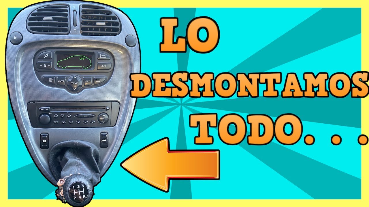 DESMONTAR CONSOLA CENTRAL de CITROEN XSARA PICASSO