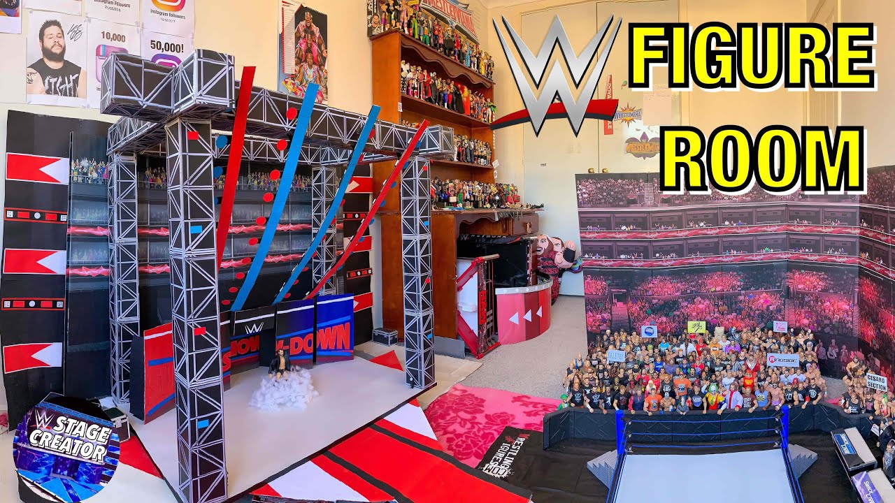 Турне по комнате фигурок WWE! 2019!